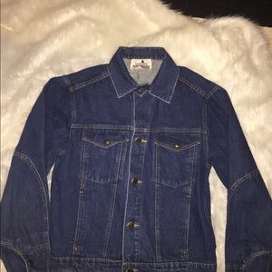 Vintage 80's Blue indie mod era Jacket By BOUNDARY